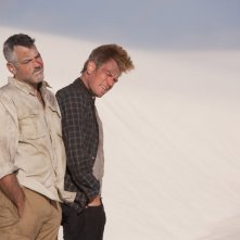 George Clooney ed Ewan McGregor nel film The Men Who Stare at Goats