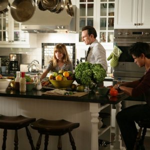 La famiglia Spivey in una sequenza della serie My Own Worst Enemy