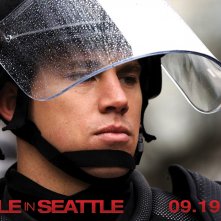 Wallpaper del film Battle in Seattle, con Channing Tatum