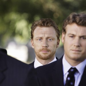 Kevin McKidd, in una scena della premiere della sesta stagione della serie tv  Grey's Anatomy