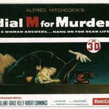 Lobby card promozionale del film Il delitto perfetto (1954)