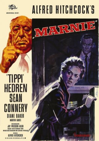 Locandina americana del film Marnie (1964)