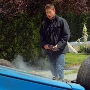 Jensen Ackles in una scena dell'episodio Good God, Y'All di Supernatural