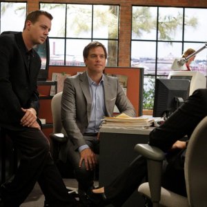 Sean Murray e Michael Weatherly nell'episodio Truth Or Consequences di NCIS