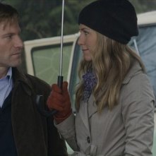 Aaron Eckhart e Jennifer Aniston in un'immagine del film Love Happens