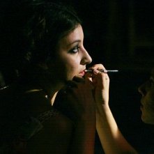 Ilaria Antoniani sul set del cortometraggio Beirut