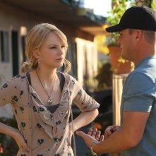 Taylor Swift e George Eads nell'episodio 'Turn, Turn, Turn' della nona stagione di CSI - Las Vegas