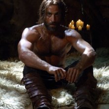 Raz Degan in un'immagine promozionale del film Barbarossa