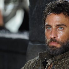 Raz Degan in una scena del film Barbarossa di Renzo Martinelli