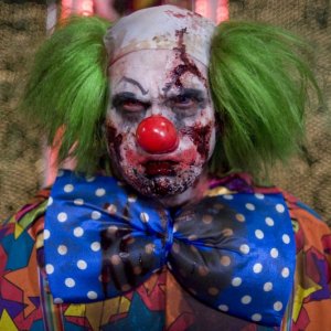 Il clown zombie del film Zombieland