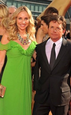 Emmy Awards 2009: Michael J. Fox e sua moglie Tracy Pollan