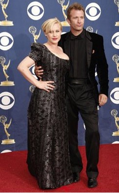 Emmy Awards 2009 Patricia Arquette Con Suo Marito Thomas Jane 131246