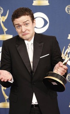 Emmy Awards 2009 Una Curiosa Espressione Di Justin Timberlake 131274