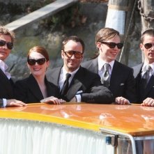 Il cast e il regista di A Single Man all'arrivo alla 66esima Mostra del Cinema di Venezia.