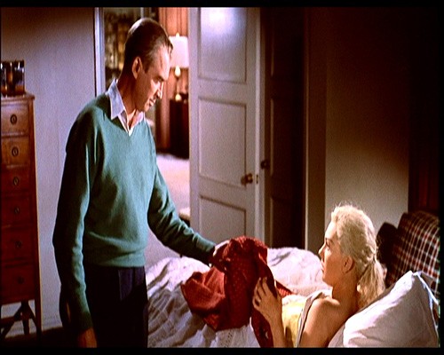 James Stewart E Kim Novak In Una Scena Del Film La Donna Che Visse Due Volte Di Hitchcock 131389