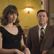 Jennifer Garner e Ricky Gervais in una scena del film The Invention of Lying