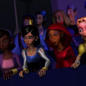 Un'immagine tratta da Biancaneve e gli 007 nani