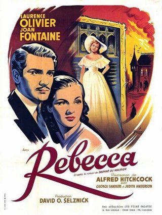 Una bella locandina del film Rebecca, la prima moglie ( 1940 )