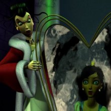 Una scena del film Biancaneve e gli 007 nani