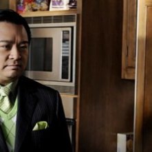 Rex Lee in una scena dell'episodio Berried Alive della sesta stagione di Entourage