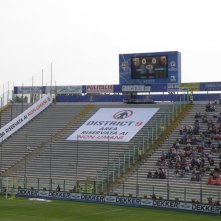 Simpatica trovata promozionale organizzata per il film District 9 allo stadio Tardini durante l'incontro tra il Parma e il Palermo.