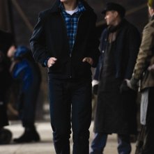 Aaron Johnson in un scena di Nowhere Boy