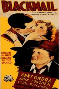 Poster a colori del film Ricatto - Blackmail