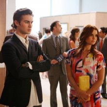 Chace Crawford (Nate) e Joanna Garcia (Bree) in una scena dell'episodio The Lost Boy di Gossip Girl