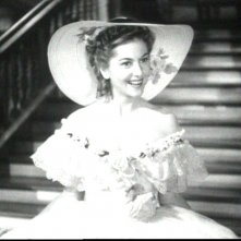 Joan Fontaine in una scena del film Rebecca, la prima moglie ( 1940 )