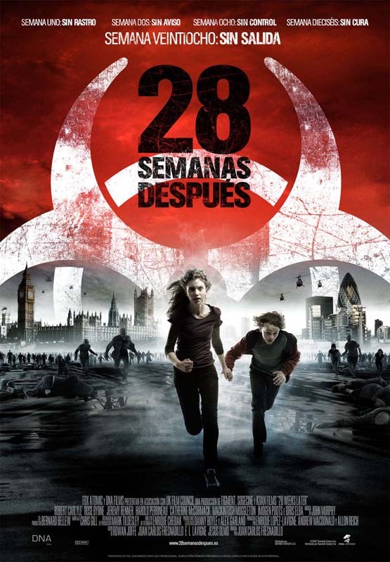 Il Poster Spagnolo Di 28 Semanas Despues 28 Weeks Later 131931