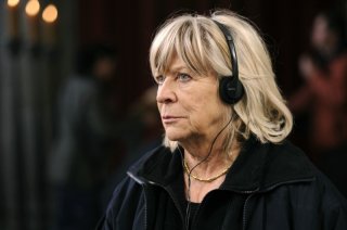 Margarethe von Trotta sul set di Vision