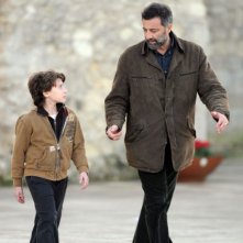 Celeste Cuppone e Luca Barbareschi in una scena della terza stagione della serie tv Nebbie e delitti