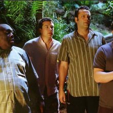 Faizon Love, Jason Bateman, Vince Vaughn e Jon Favreau nel film L'isola delle coppie (Couples Retreat, 2009)