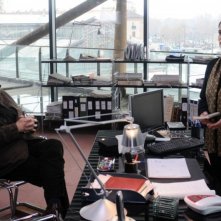 Luca Barbareschi e Rosa Pianeta in un'immagine della terza stagione della serie tv Nebbie e delitti