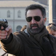 Luca Barbareschi in una immagine della terza stagione della serie tv Nebbie e delitti