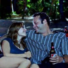 Malin Akerman e Vince Vaughn nel film L'isola delle coppie (Couples Retreat, 2009)