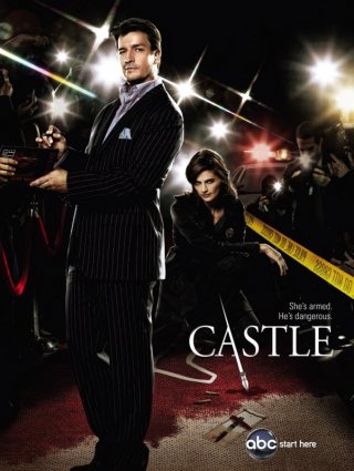 Un poster della stagione 2 di Castle