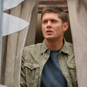 Jensen Ackles in un momento dell'episodio The End di Supernatural