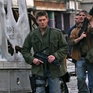 Jensen Ackles in una foto di scena dell'episodio The End di Supernatural