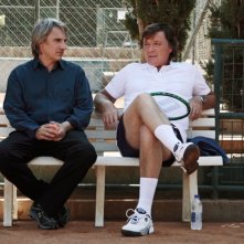 Adriano Panatta e Mimmo Calopresti nel documentario La maglietta rossa