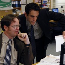 B.J. Novak e Rainn Wilson nell'episodio Gossip della serie The Office