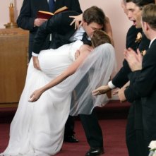 Jenna Fischer e John Krasinski nell'episodio Niagara di The Office