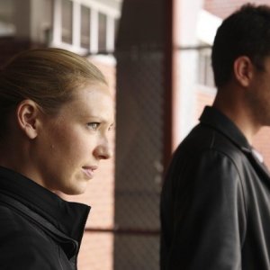 Joshua Jackson ed Anna Torv nell'episodio Dream Logic di Fringe
