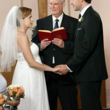 Ken Kreps, Jenna Fischer e John Krasinski nell'episodio Niagara di The Office