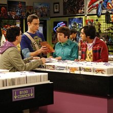 Kunal Nayyar Jim Parsons Johnny Galecki E Simon Helberg In Una Scena Dell Episodio The Jiminy Conjecture Di The Big Bang Theory 132427
