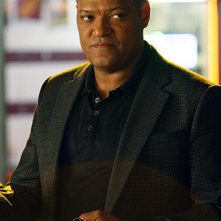 Laurence Fishburne in una scena dell'episodio Coup de Grace di CSI