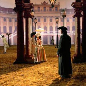 Un'immagine del film Io, Don Giovanni di Carlos Saura