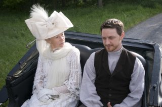 Helen Mirren e James McAvoy nel film The Last Station