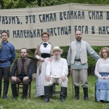 James McAvoy, Kerry Condon, Patrick Kennedy, Anne-Marie Duff, Christopher Plummer e Paul Giamatti in The Last Station