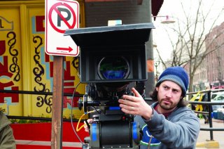 Jason Reitman sul set di Tra le nuvole (Up in the Air, 2009)